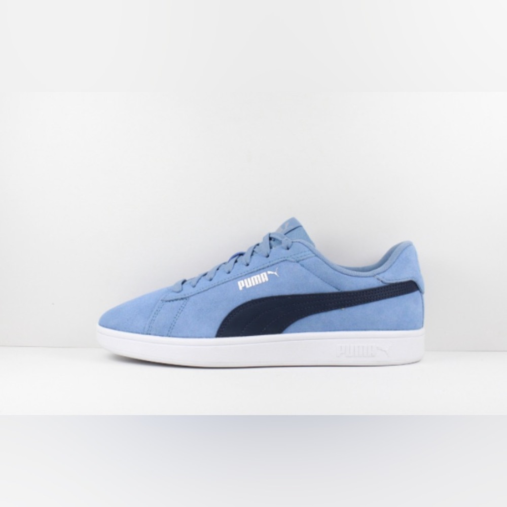 Puma Classic Blue Suede With White Mens Size 9 Brand New - Picture 3 of 8